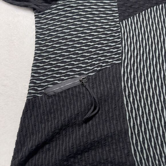 Ali Miles Pullover Tunic Top Womens Sz 1X Black Gray Textured 3/4 Sleeve Dress - Picture 10 of 11